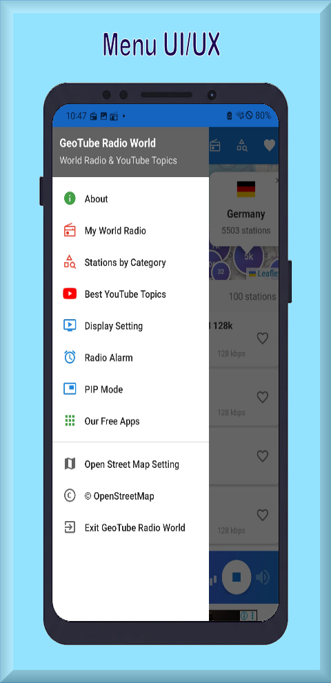 GeoTube Radio World screenshot 5